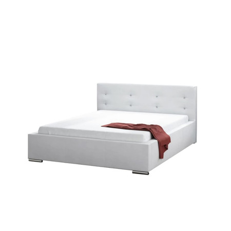 Čalouněná postel DAKOTA bílá rozměr 180x200 cm TT-FURNITURE