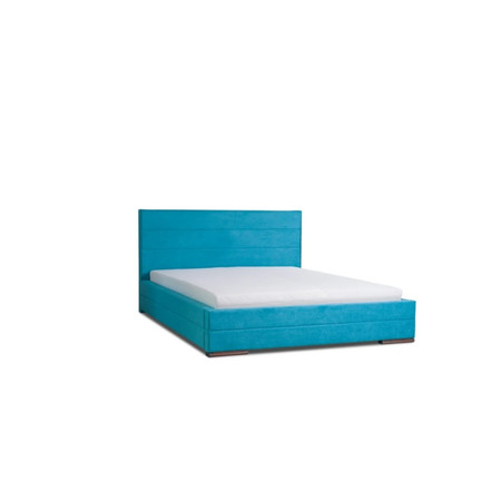 Čalouněná postel MONIKA modrá rozměr 180x200 cm TT-FURNITURE