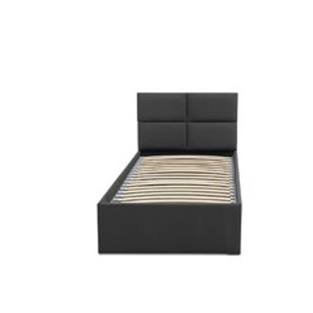 Čalouněná postel MONOS bez matrace rozměr 90x200 cm Tmavě šedá Signal-nabytek