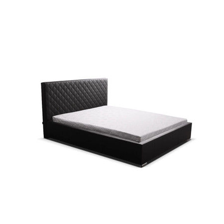 Čalouněná postel NEVADA černá rozměr 160x200 TT-FURNITURE