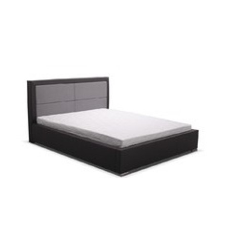 Čalouněná postel SIMONA černá rozměr 140x200 cm TT-FURNITURE