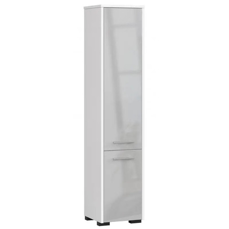 Koupelnová skříňka FIN 2D - bílá/metalic lesk Akord