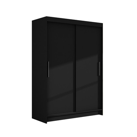 Velká šatní skříň MIAMI I černá šířka 120 cm ankon