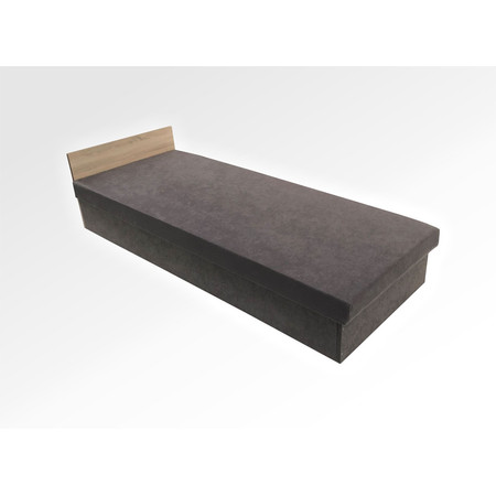 Válenda Chrisi D90 - 90x200 cm Červená Panty vlevo Dub sonoma Graja