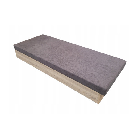 Válenda Silver C90 - 90x200 cm Vínová Panty vpravo Dub sonoma Graja