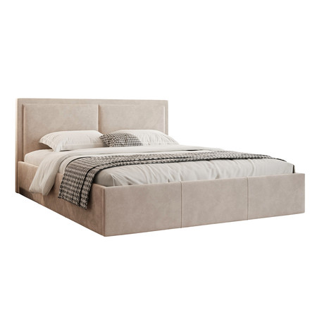 Čalouněná postel Soave II rozměr 160x200 cm Béžová TT-FURNITURE