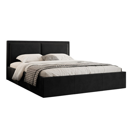 Čalouněná postel Soave II rozměr 180x200 cm Černá TT-FURNITURE