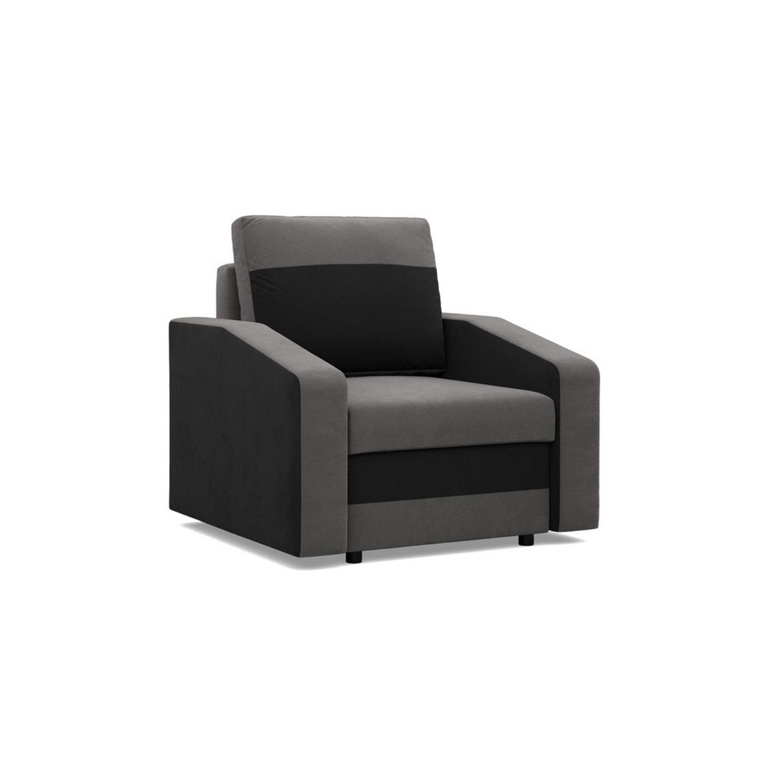 Křeslo HEWLET model 3 Šedá/černá SG-nábytek