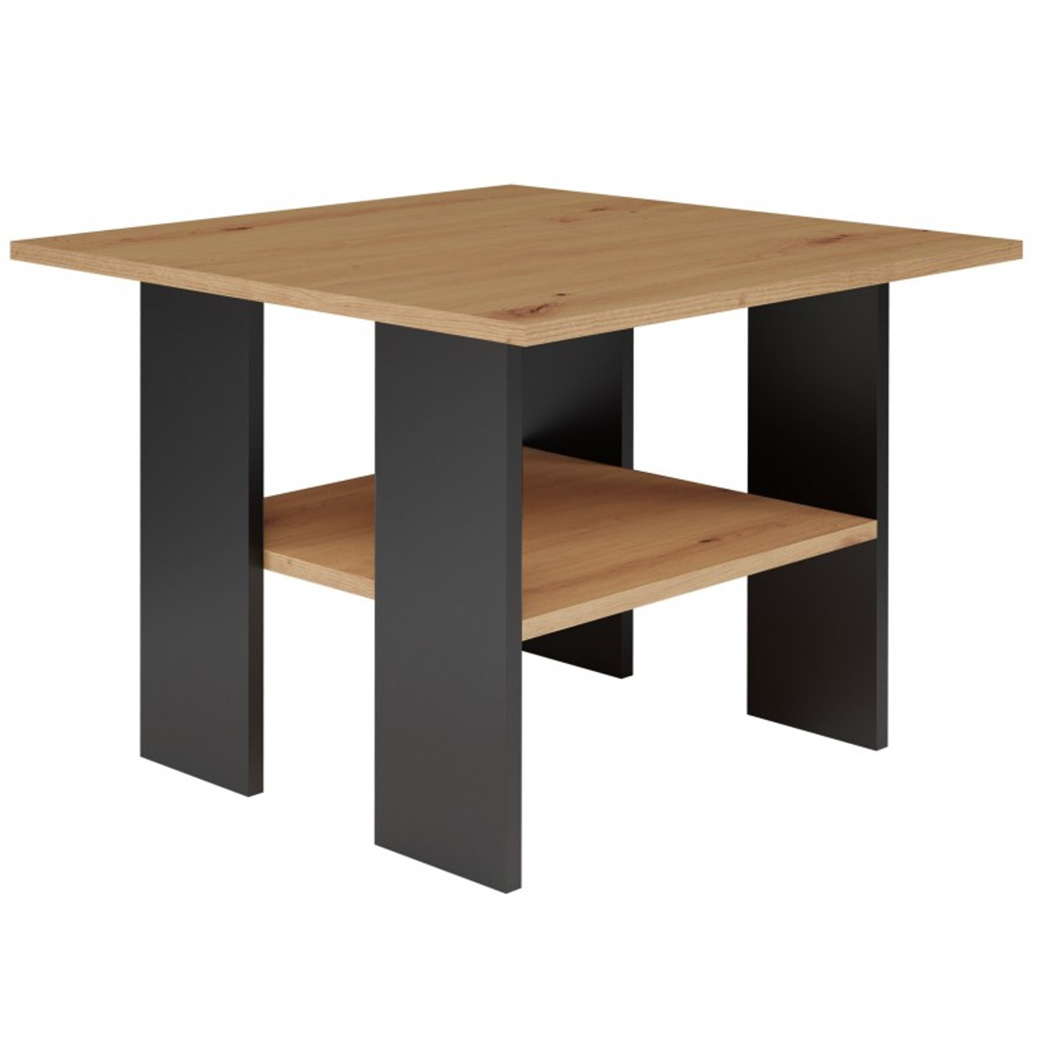 Konferenční stolek MODERN - dub artisan/černá TOP Nábytek