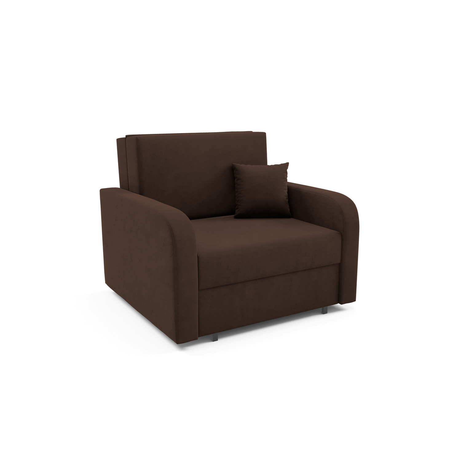 Rozkládací pohovka FERONI I Hnědá SG nabytek