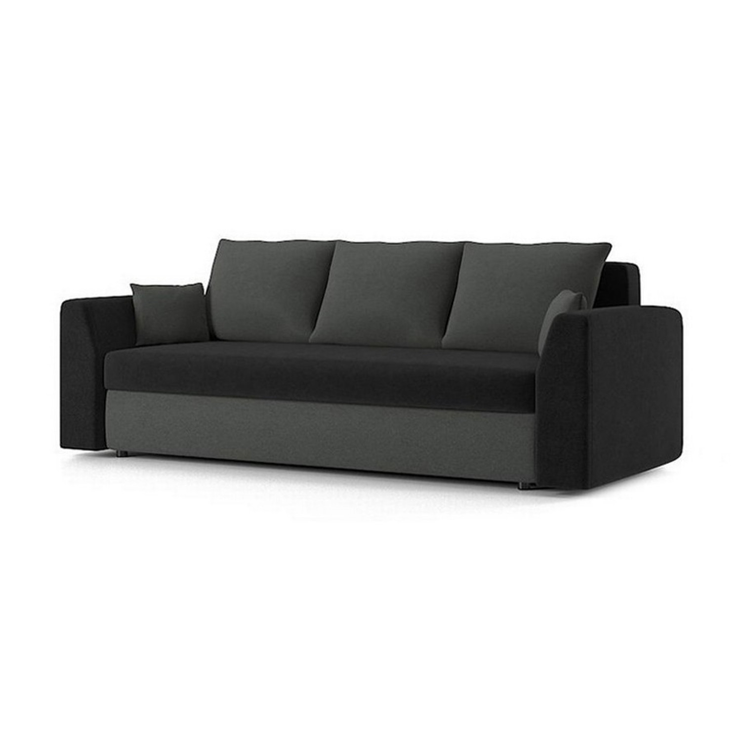 Rozkládací pohovka PAUL MODEL 2 Černá/šedá Signal-nabytek