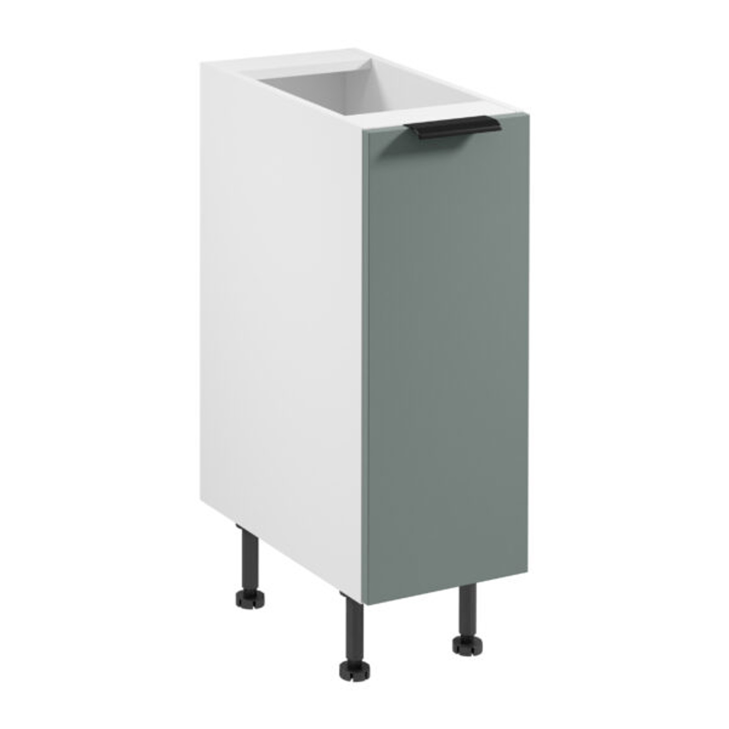 Kuchyňská skříňka SORENTO D30 - P/L - bílá Zelená GALA