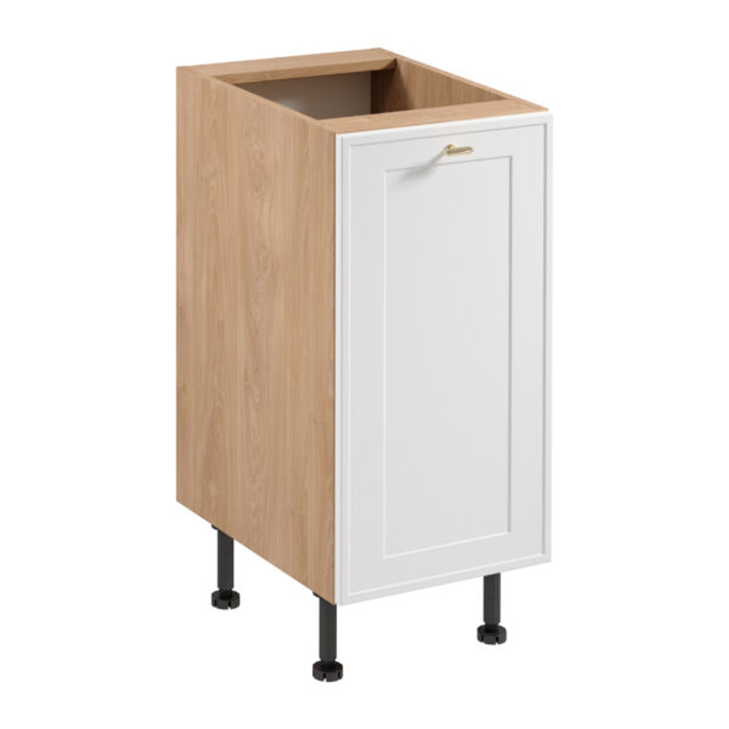 Kuchyňská skříňka SORENTO D40 - P/L - Puccini/ bílý rám GALA