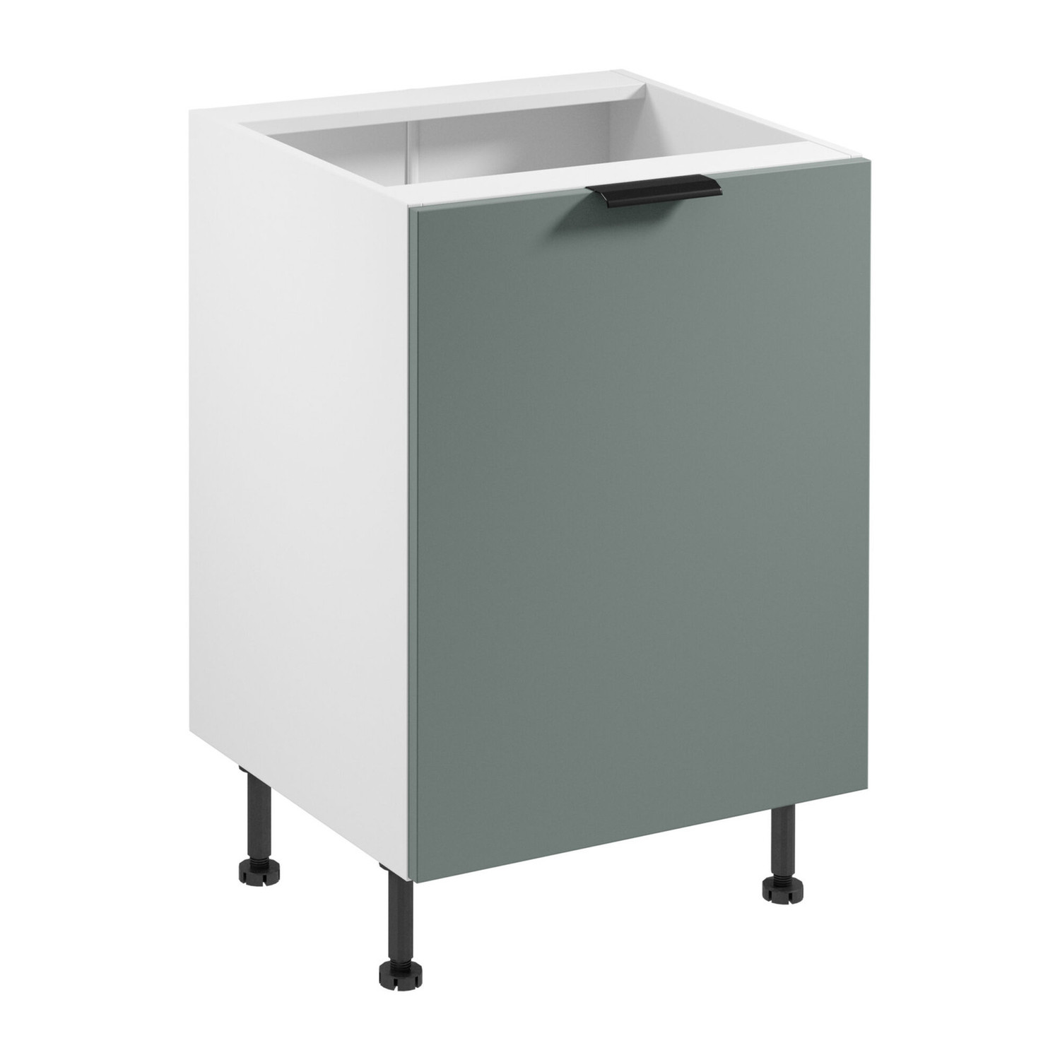 Kuchyňská skříňka SORENTO D60 - P/L - bílá Zelená GALA