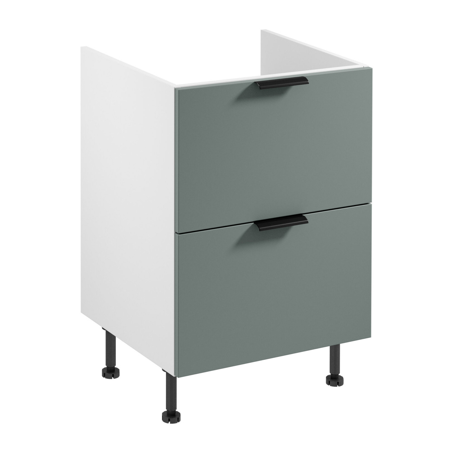 Kuchyňská skříňka SORENTO D60IN AX - bílá Zelená GALA