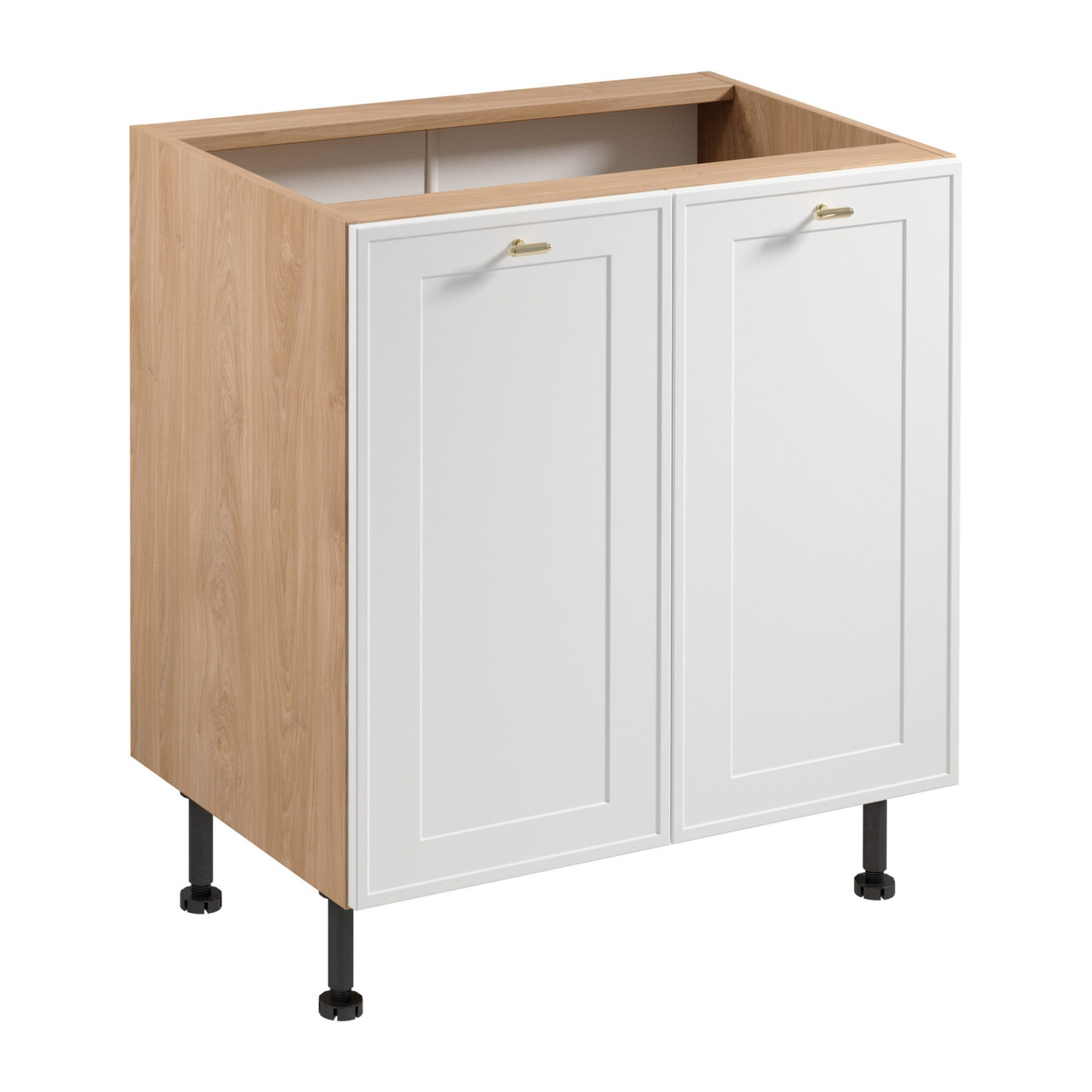 Kuchyňská skříňka SORENTO D80 -   Puccini/bílý rám GALA