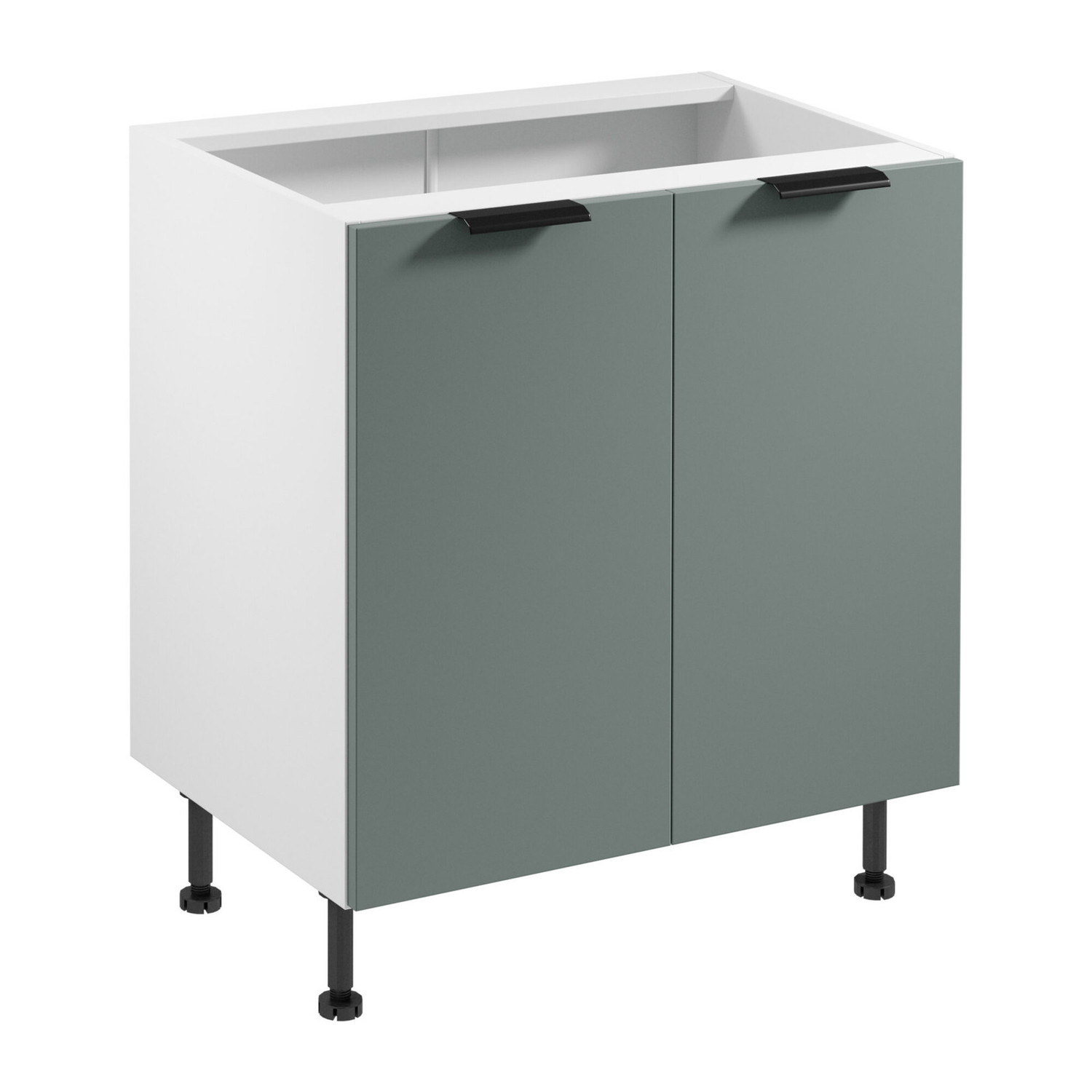 Kuchyňská skříňka SORENTO D80 -  bílá Zelená GALA